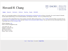 Tablet Screenshot of howardhchang.com
